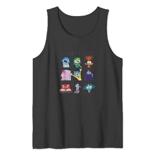 Disney  Inside Out 2 Today I Feel...  Panels T-Shirt Tank Tops