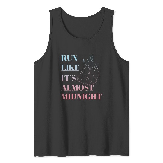 Disney Cinde Run Likes Midnight Ombre Tank Tops