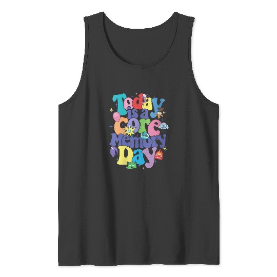 Disneyss Pixars Inside Out 2 Today Is A Core Memory Day Poster Tank Tops