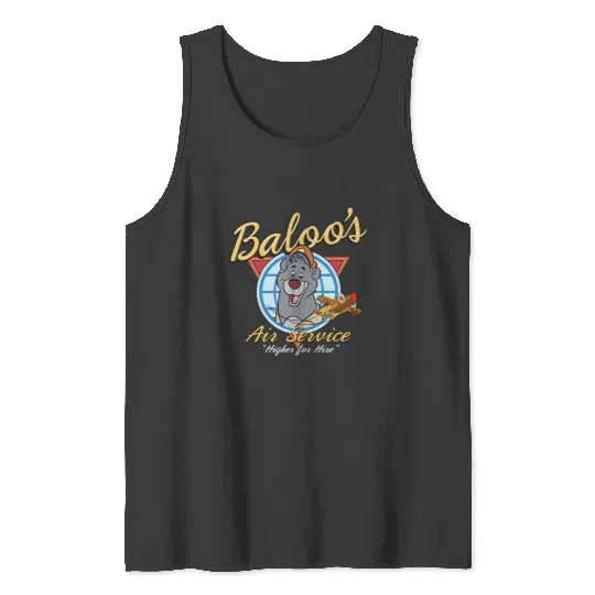 Disney Talespin Baloo's Service Tank Tops