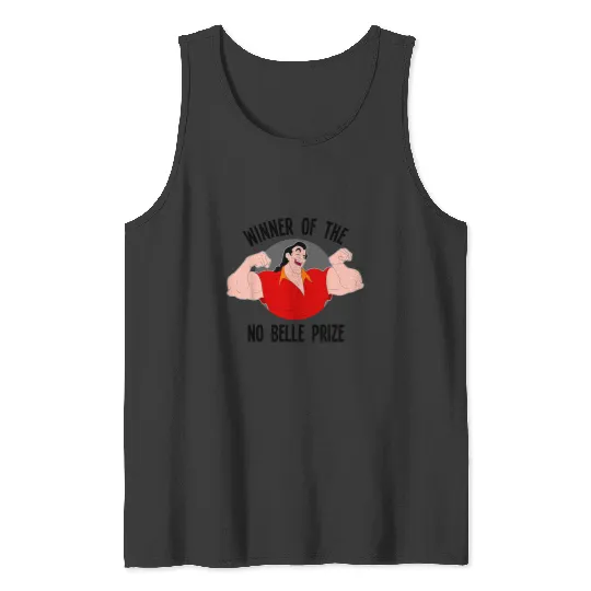 Disney Beauty and the Beast Gaston Winner No Belle Prize Tank Tops