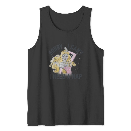Disneyss Sleeping Beauty Aurora Sorry I Can't I Need A Nap Tank Tops