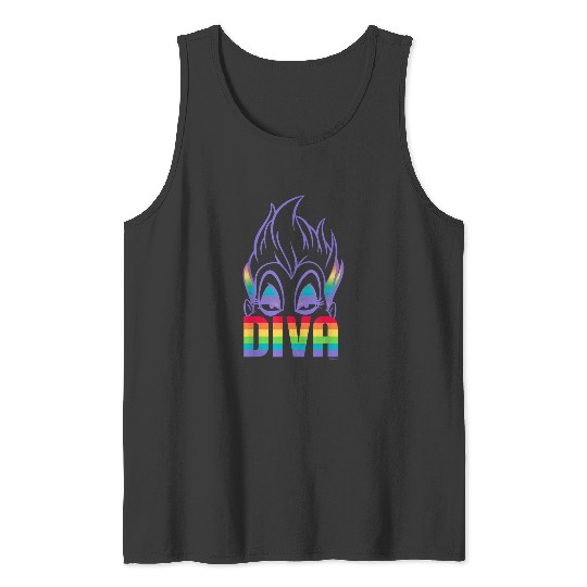 Disneyss Villains Ursula Diva Pride Tank Tops