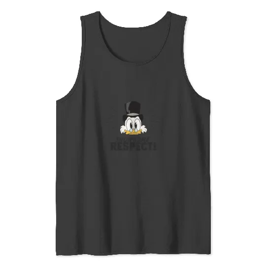 Disney DuckTales Scrooge McDuck Show Some Respect Tank Tops