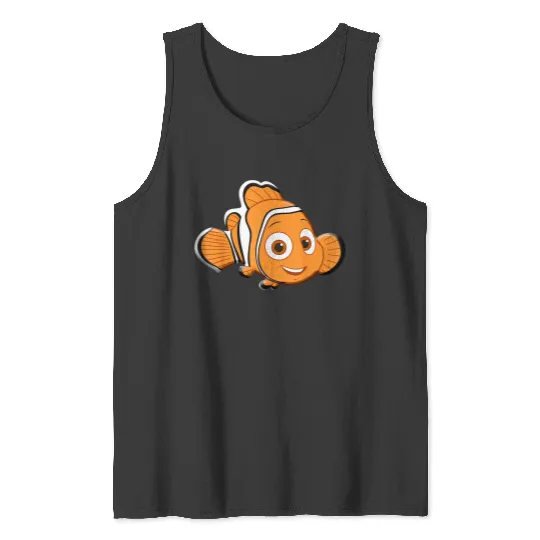 Disneyss Finding Dory Nemo Character Portrait Graphic Tank Tops