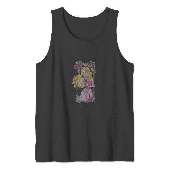 Disneyss Sleeping Beauty Aurora Dreams Come True Panel Tank Tops