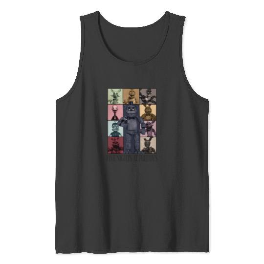 Five Nights At Freddys Eras Tour Tank Tops