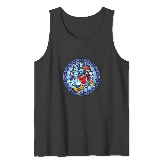 Disney Kingdom Hearts Sora Keyblade Mosaic Tank Tops