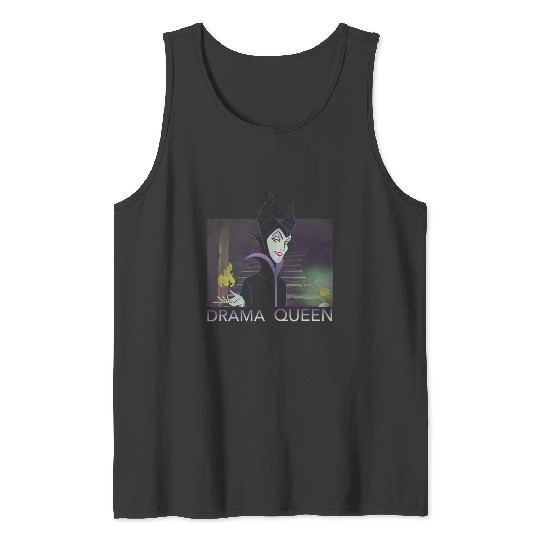 Disney Villains Maleficent Drama Queen Panel Tank Tops