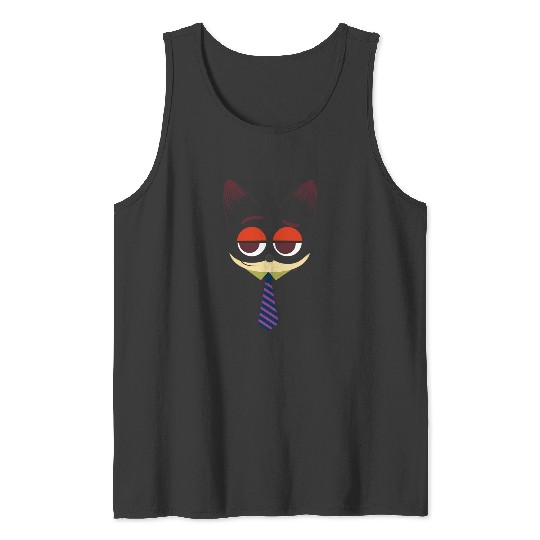 Disney Zootopia Nick Wilde Face Tank Tops