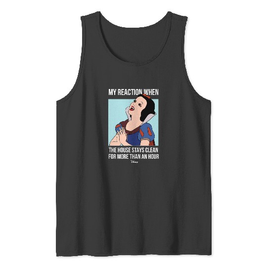 Disney Princess - Snow White House Stays Clean Meme Tank Tops