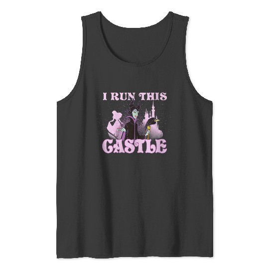 Disneyss Sleeping Beauty Maleficent I Run This Castle Portrait Tank Tops