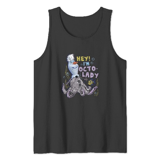 Disney Olaf Presents Ursula Costume Sketch Tank Tops