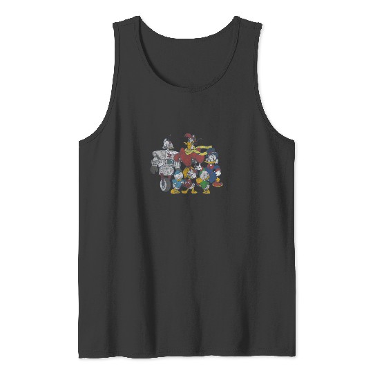 Disney Ducktales Gizmoduck Group Tank Tops