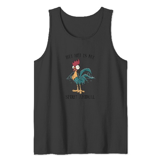 Disneyss Moana Hei Hei Is My Spirit Animal Portrait Tank Tops