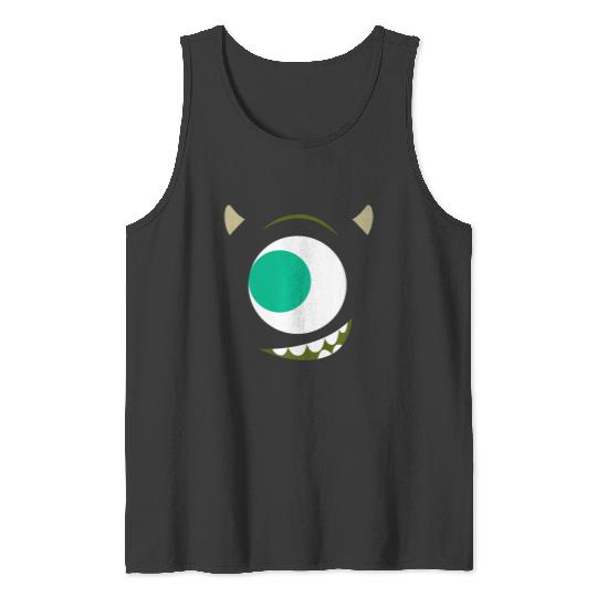 Disney Pixars Monsters Inc. Big Face Mike Wazowski Costume Premium Tank Tops