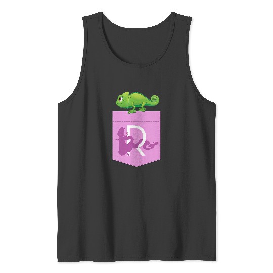 Disneyss Princess Rapunzel And Pascal Tank Tops