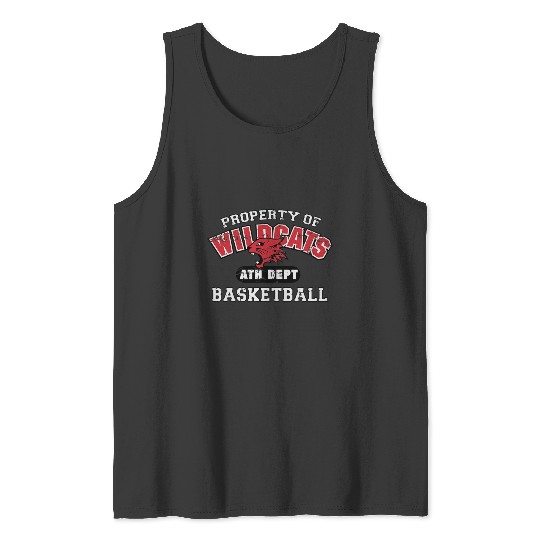 Disney High School Musical The Series Wildcats Distressed Tank Tops