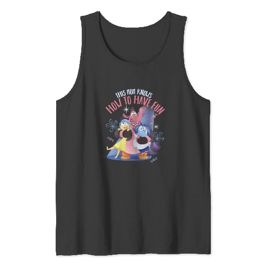 Disneyss Pixars Inside Out Mother's Day Mom's Have Fun Group Tank Tops