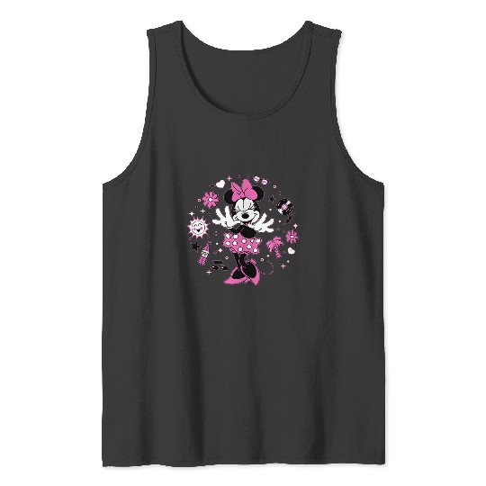 Disney Minnie Mouse Retro Vinyl Summer Tank Tops