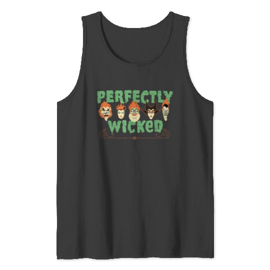 Disneyss Villains Spooky Squad Perfectly Wicked Halloween Tank Tops
