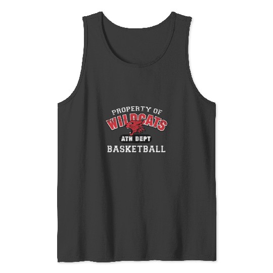 Disney High School Musical The Series Wildcats Distressed Tank Tops