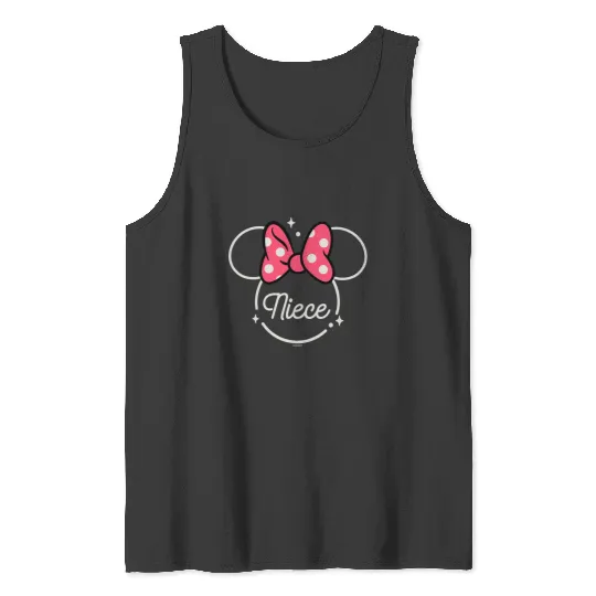 Disney Minnie Mouse Niece Head Icon Magic Family Trip Tank Tops