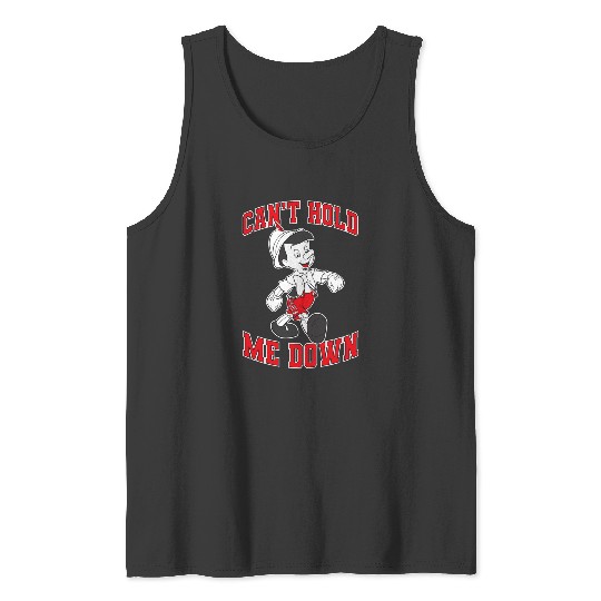 Disney Pinocchio Can't Hold Me Down  Portrait Tank Tops