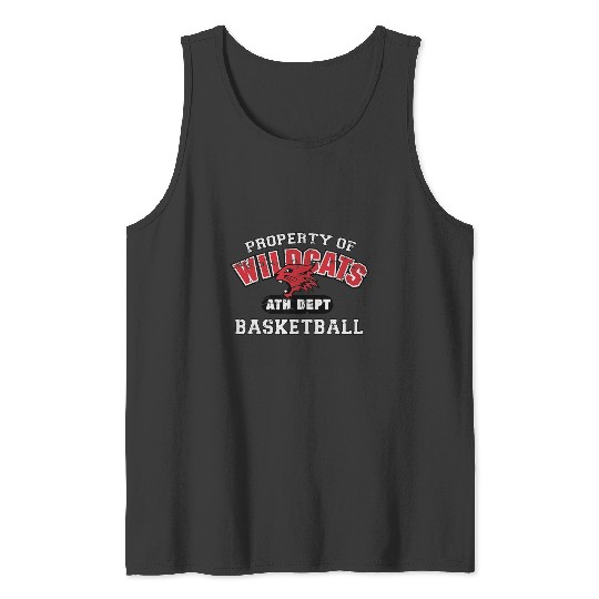 Disney High School Musical The Series Wildcats Distressed Tank Tops