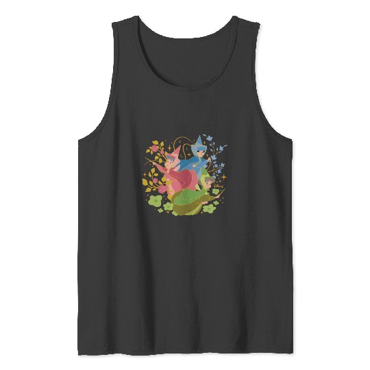 Disney Princess - Sleeping Beauty Flora Fauna Merryweather Tank Tops