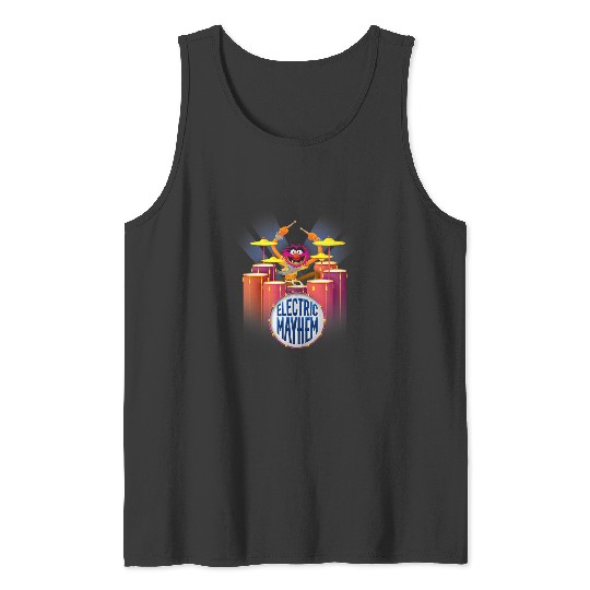 Disney The Muppets Electric Mayhem Animal Drummer Portrait Tank Tops