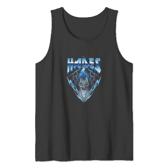 Disney Villains - Hades Blue Lightning Rock n Roll Tank Tops