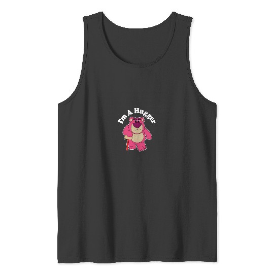 Disneyss Pixars Toy Story I'm A Hugger Lotso The Bear Portrait Tank Tops