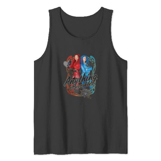 Disney Descendants The Rise Of Red Anything Is Possible Raglan Baseball Tee Tank Tops