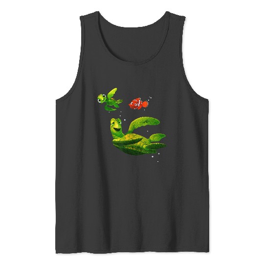 Disneyss Pixars Finding Nemo Cool Duuuudes Big Chest Poster Tank Tops