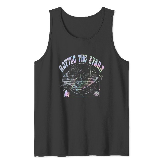Disneyss Treasure Planet Vintages Rattle The Stars Rainbow Neon Tank Tops