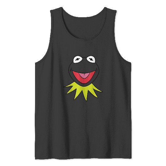 Disneyss The Muppets Kermit Big Faces Vintages Portrait Tank Tops