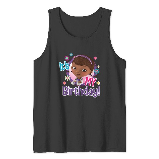 Disneyss Junior Doc Its My Birthday Tank Tops