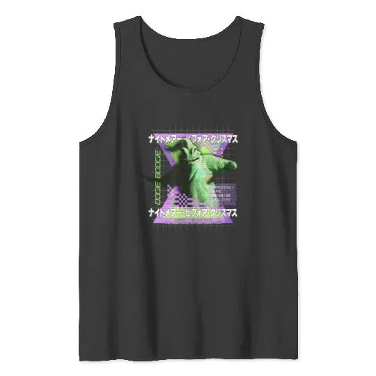 Disneyss The Nightmare Before Christmas Oogie Boogie Kanji Tank Tops