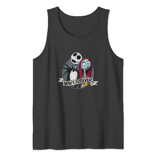 Disneyss Nightmare Jack Sally Now And Forever Tank Tops