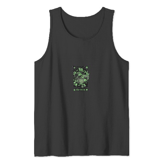 Disneyss The Nightmare Before Christmas Oogie Boogie Card Tank Tops