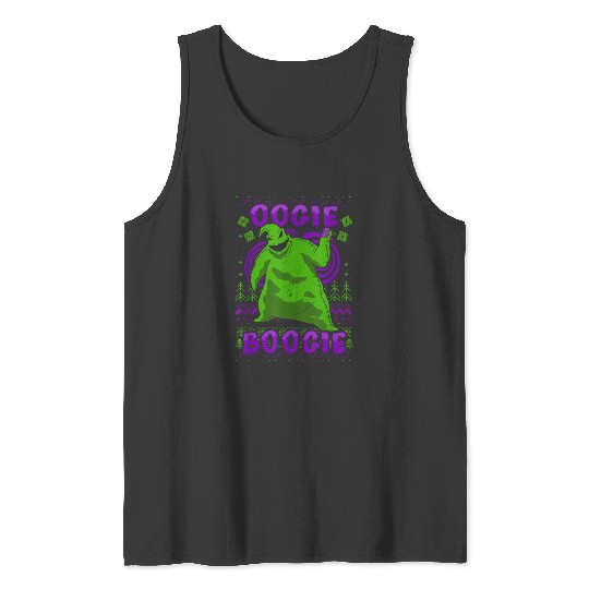 Disneyss Nightmare Before Christmas Oogie Boogie Ugly Sweater Tank Tops
