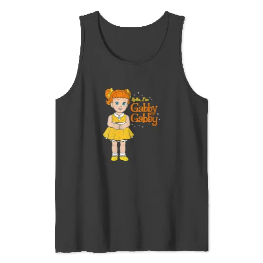 Disneyss Pixars Toy Story 4 Hello I'm Gabby Gabby Tank Tops