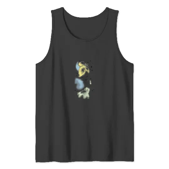 Disney Peter Pan Tinkerbell Airbrush Style Sketc Tank Tops