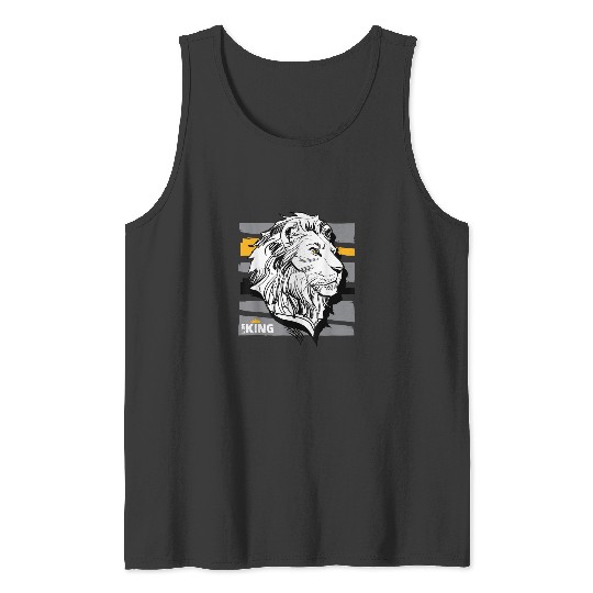 Disney The Lion King Live Action Mufasa Sketched Tank Tops