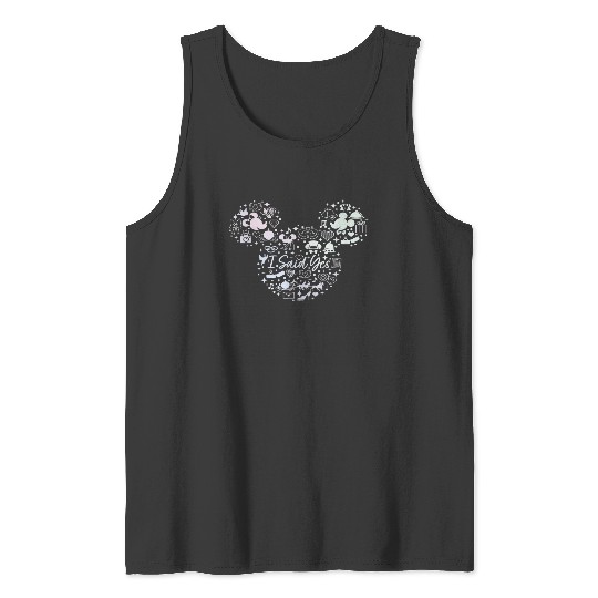 Disney I Said Yes Engagement Proposal Mickey Hea Tank Tops