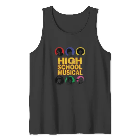 Disneyss High School Musical The Series Og Cast Distressed Tank Tops
