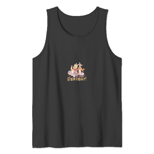 Disneyss Winnie The Pooh Its My Birthday Tank Tops