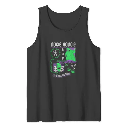 Disneyss The Nightmare Before Christmas Oogie Boogie Poster Tank Tops