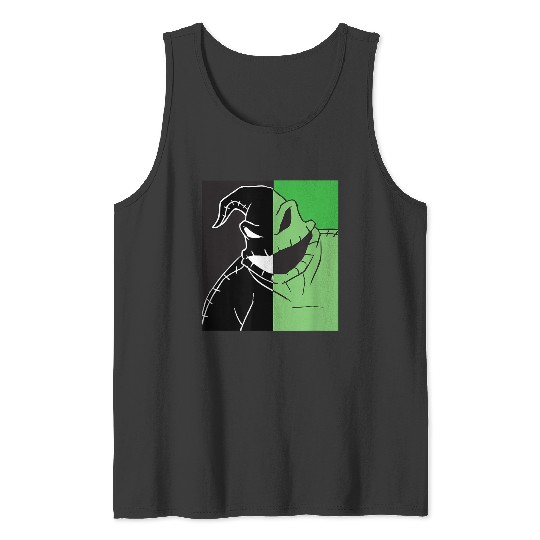Disneyss The Nightmare Before Christmas Oogie Boogie Split Tank Tops